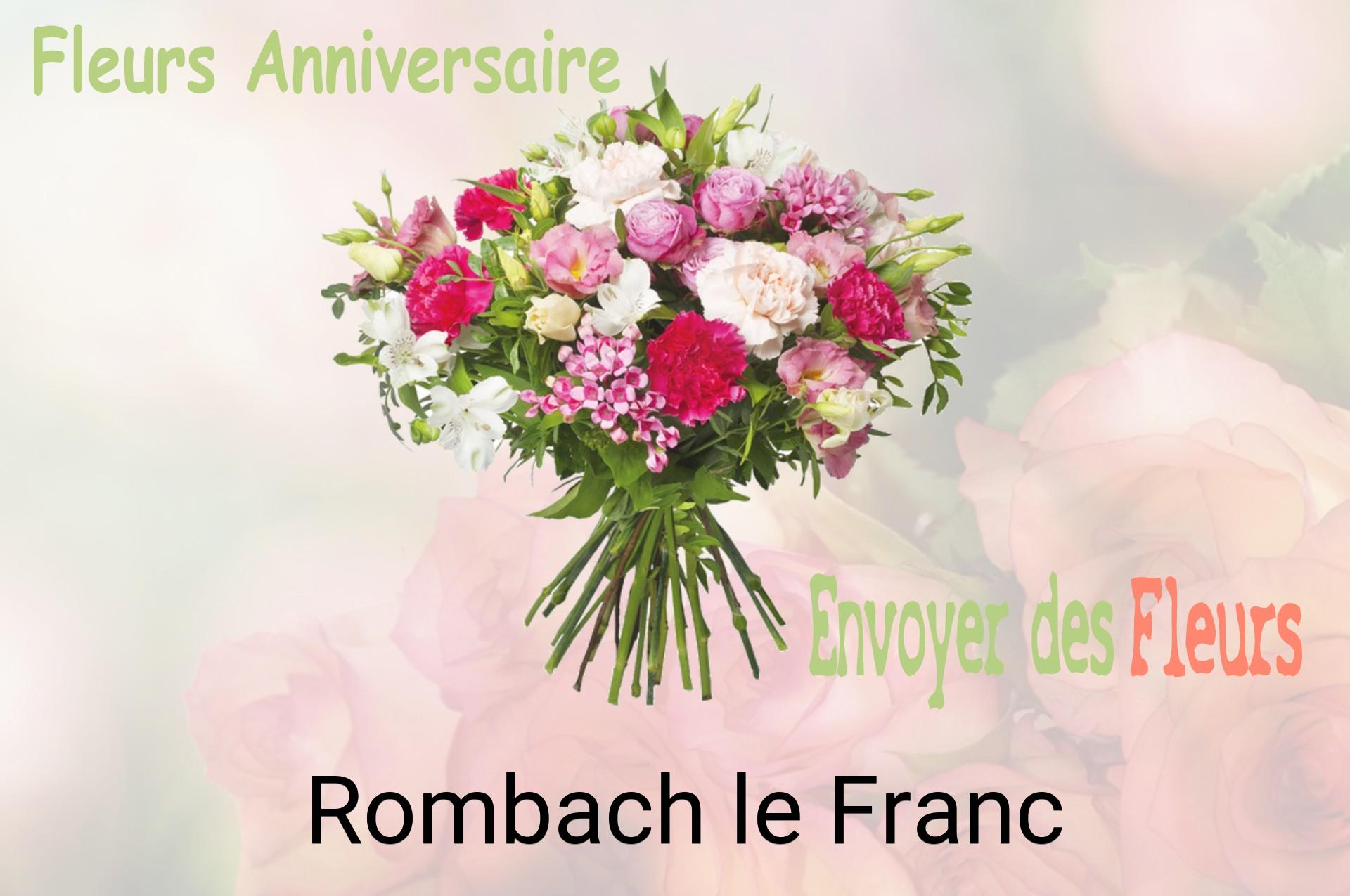 Bouquet de fleurs d’anniversaire livré à Rombach-le-Franc