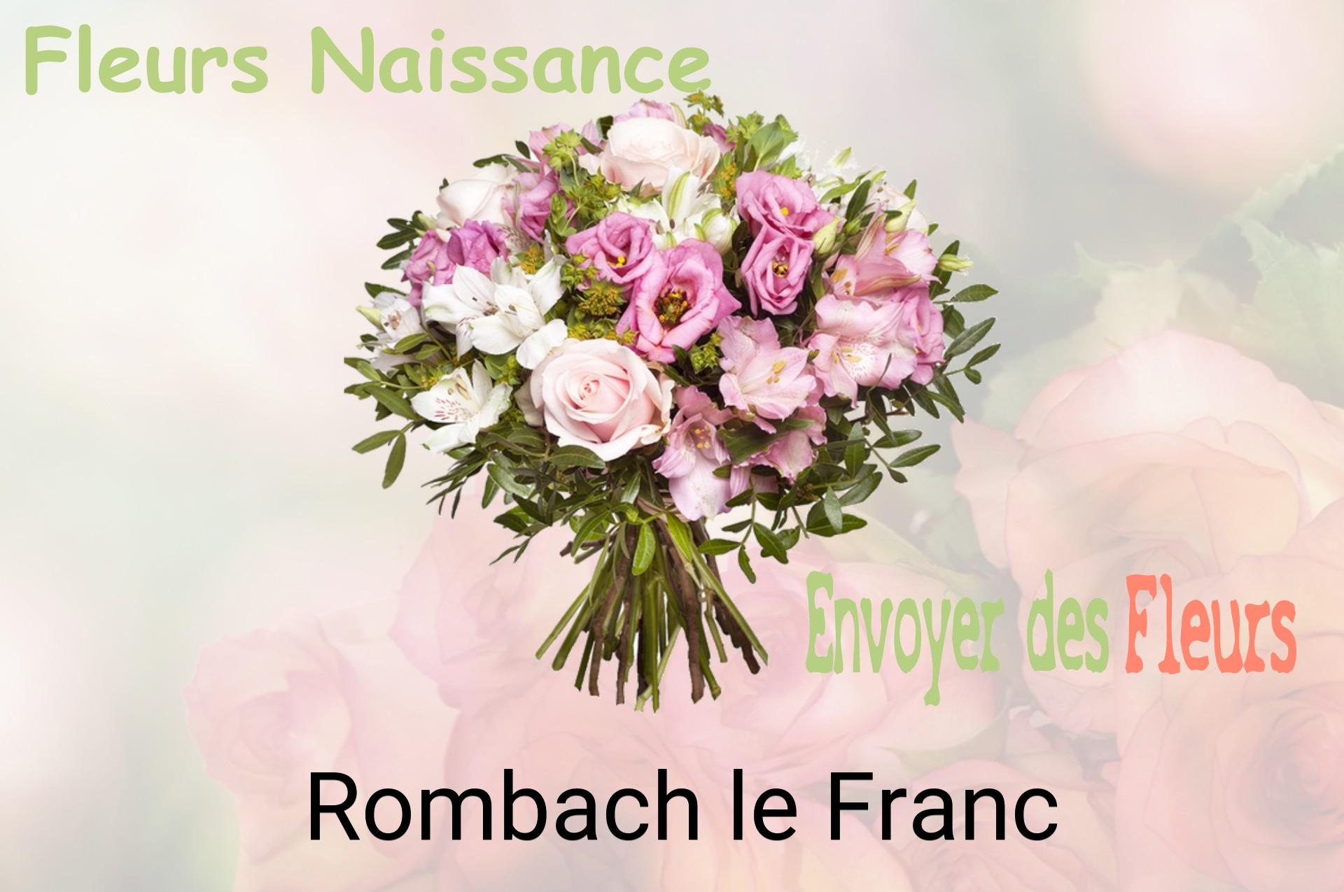 Bouquet de fleurs de naissance livré à Rombach-le-Franc